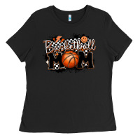 Black basketball mom Ladies Tee - MaliasSmallBusiness