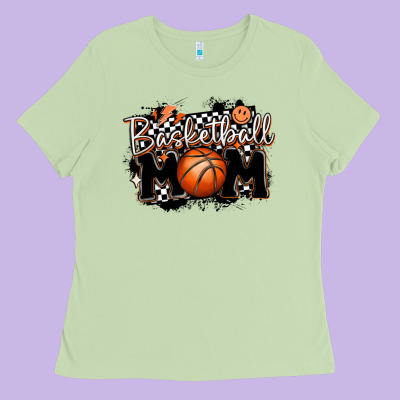 Ladies Tee basketball mom
