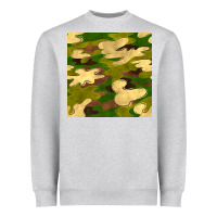 Heather Grey camouflage seamless pattern Heavyweight Sweatshirt - BundleAndBundleShop