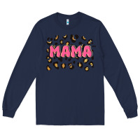 Navy mama Long Sleeve Tee - JahusDesignShop