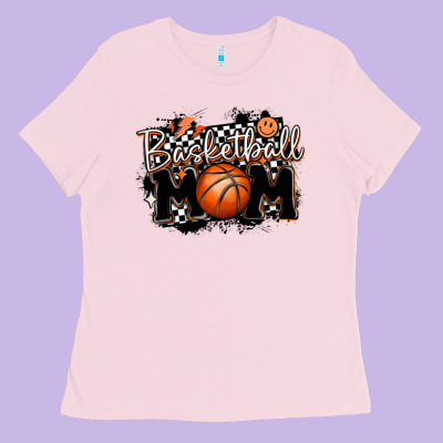 Ladies Tee basketball mom