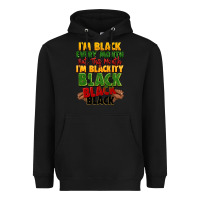 Black juneteenth im black every month Heavyweight Hoodie - LillyAllenDesigns