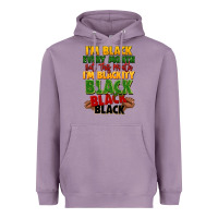 Lavender juneteenth im black every month Heavyweight Hoodie - LillyAllenDesigns