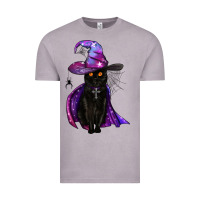 Vintage Zinc black witch cat Vintage Tee - BundleAndBundleShop