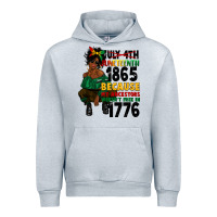 Heather Grey juneteenth 1865 because my ancestors Urban Hoodie - CowGirlArtShop