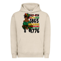 Pigment French Oak juneteenth 1865 because my ancestors Urban Hoodie - CowGirlArtShop