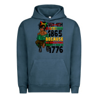 Pigment Midnight Navy juneteenth 1865 because my ancestors Urban Hoodie - CowGirlArtShop