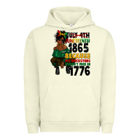 Pigment Pistachio juneteenth 1865 because my ancestors Urban Hoodie - CowGirlArtShop