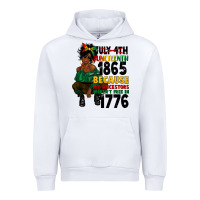 White juneteenth 1865 because my ancestors Urban Hoodie - CowGirlArtShop
