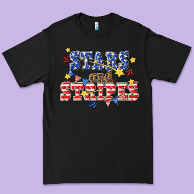 Premium Tee stars and striper billie wilder