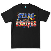 Black stars and striper billie wilder Premium Tee - texasbilliewilder