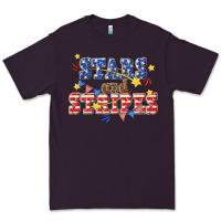Plum stars and striper billie wilder Premium Tee - texasbilliewilder