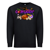 Black Counselor Halloween Premium Sweatshirt - LillyAllenDesigns