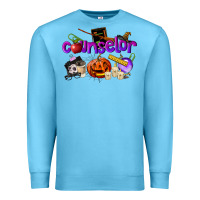 Ocean Blue Counselor Halloween Premium Sweatshirt - LillyAllenDesigns