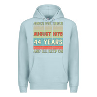 Blue Mist awesome since august 1976 44 years and i ll keep on Premium Hoodie - Bettercallsaul