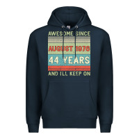 Navy awesome since august 1976 44 years and i ll keep on Premium Hoodie - Bettercallsaul