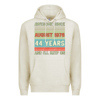 Oatmeal Heather awesome since august 1976 44 years and i ll keep on Premium Hoodie - Bettercallsaul