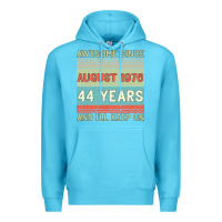 Ocean Blue awesome since august 1976 44 years and i ll keep on Premium Hoodie - Bettercallsaul