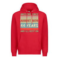 Red awesome since august 1976 44 years and i ll keep on Premium Hoodie - Bettercallsaul