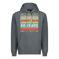 Rock awesome since august 1976 44 years and i ll keep on Premium Hoodie - Bettercallsaul