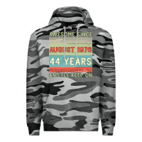 Slate Camo awesome since august 1976 44 years and i ll keep on Premium Hoodie - Bettercallsaul