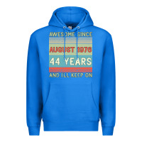 True Royal awesome since august 1976 44 years and i ll keep on Premium Hoodie - Bettercallsaul