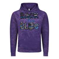 Cloud Purple back the blue1 Vintage Hoodie - CowhideDigitalArt