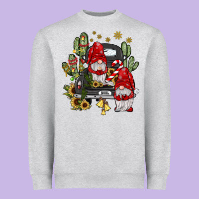 Farm Truck,noel Gnome Heavyweight Sweatshirt Designed By Jahusdesignshop