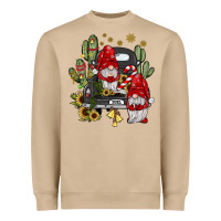 Mushroom farm truck,noel gnome Heavyweight Sweatshirt - JahusDesignShop