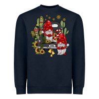 Navy farm truck,noel gnome Heavyweight Sweatshirt - JahusDesignShop