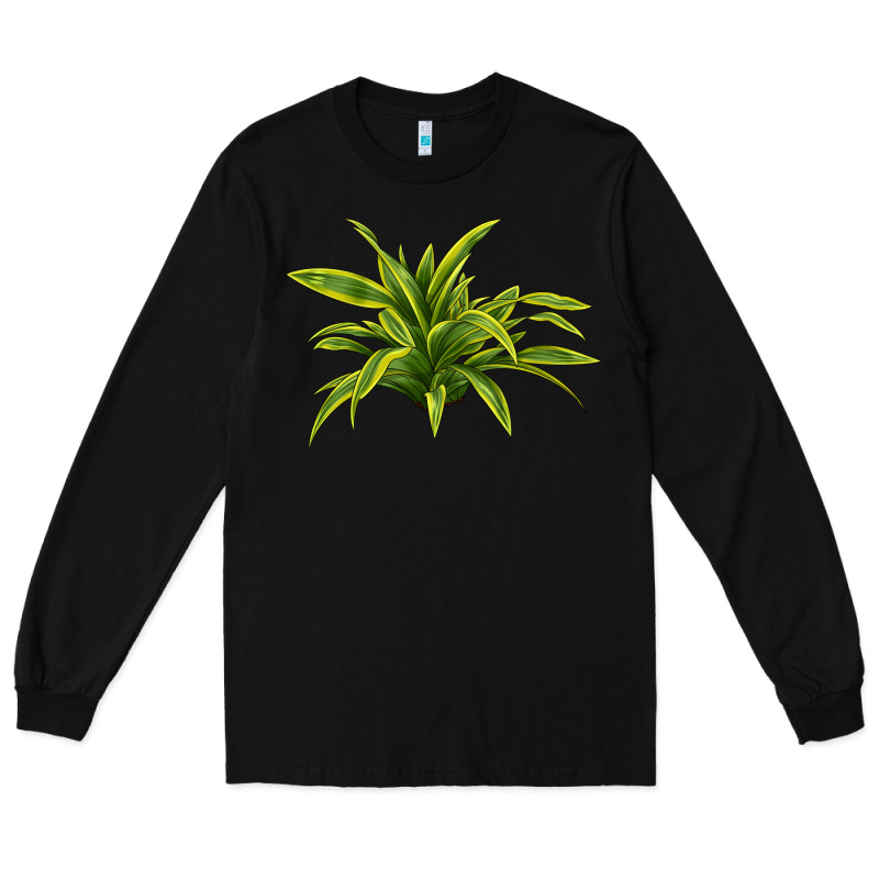 Lemon Lime Dracaena Leaf Long Sleeve Tee by LillyAllenDesigns | Teevron