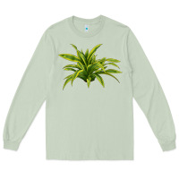 Matcha Lemon Lime Dracaena Leaf Long Sleeve Tee - LillyAllenDesigns