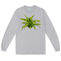 Moon Dust Lemon Lime Dracaena Leaf Long Sleeve Tee - LillyAllenDesigns