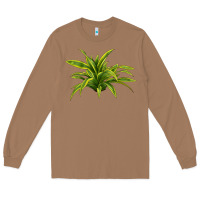 Toasted Coconut Lemon Lime Dracaena Leaf Long Sleeve Tee - LillyAllenDesigns