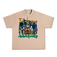 Burro Christmas church and snow   ı love my church family Urban Heavy Tee - AdoDesignShop