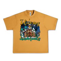 Peanut Butter Christmas church and snow   ı love my church family Urban Heavy Tee - AdoDesignShop