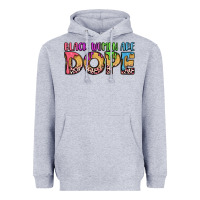 Heather Grey black women are dope Heavyweight Hoodie - LillyAllenDesigns