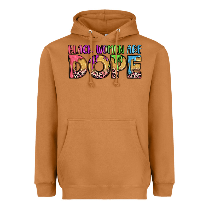 Black Women Are Dope Heavyweight Hoodie by LillyAllenDesigns | Teevron