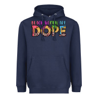 Navy black women are dope Heavyweight Hoodie - LillyAllenDesigns
