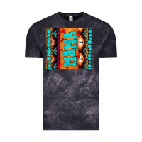 Cloud Black aztec leopard glitter Vintage Tee - AdoDesignShop