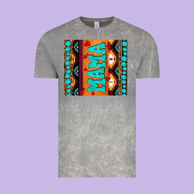Aztec Leopard Glitter Vintage Tee Designed By Adodesignshop
