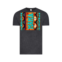 Vintage Black aztec leopard glitter Vintage Tee - AdoDesignShop