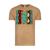 Vintage Camel aztec leopard glitter Vintage Tee - AdoDesignShop