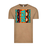 Vintage Coffee aztec leopard glitter Vintage Tee - AdoDesignShop