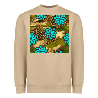 Mushroom camouflage leopard gemstone seamless pattern Heavyweight Sweatshirt - BundleAndBundleShop