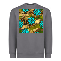 Storm camouflage leopard gemstone seamless pattern Heavyweight Sweatshirt - BundleAndBundleShop