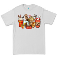 Dove Grey labradoodle coffee cups Premium Tee - Zillion Design Studio