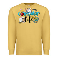 Antique Gold Counselor Life Premium Sweatshirt - LillyAllenDesigns