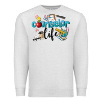 Oatmeal Heather Counselor Life Premium Sweatshirt - LillyAllenDesigns