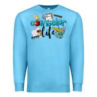 Ocean Blue Counselor Life Premium Sweatshirt - LillyAllenDesigns